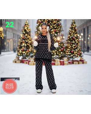 ЖЕНСКИЙ КОСТЮМ ДВОЙКА ТКАНЬ КАШЕМИР С СТРАЗАМИ