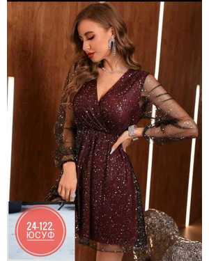 ПЛАТЬЕ ТКАНЬ КРЕПУН + ГИПЮР