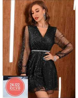 ПЛАТЬЕ ТКАНЬ КРЕПУН + ГИПЮР