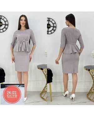 ЖЕНСКИЙ КОСТЮМ ДВОЙКА ТКАНЬ Х Б