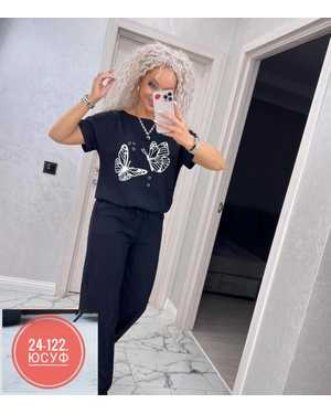 ЖЕНСКИЙ КОСТЮМ ДВОЙКА ТКАНЬ СИНГАПУРБЕЗ