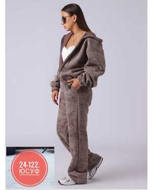 ЖЕНСКИЙ КОСТЮМ ДВОЙКА ТКАНЬ ДВУХНИТКА С НАЧЁСОМ