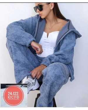 ЖЕНСКИЙ КОСТЮМ ДВОЙКА ТКАНЬ ДВУХНИТКА С НАЧЁСОМ