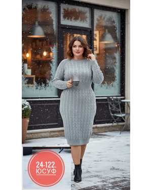ПЛАТЬЕ ТКАНЬ ВЯЗАНЫЙ КАШЕМИР