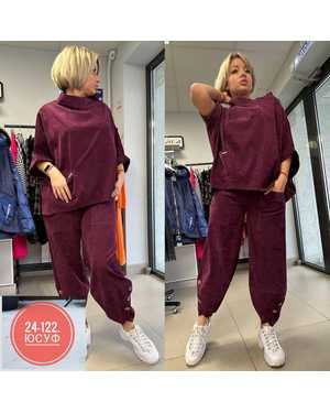 ЖЕНСКИЙ КОСТЮМ ДВОЙКА ТКАНЬ ВЕЛЬВЕТ