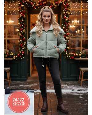 КУРТКА ТКАНЬ НАПОЛНИТЕЛЬ ХОЛОФАЙБЕР