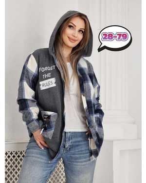 КОФТА В РАЗМЕР ТКАНЬ ДРАП И ФЛИС