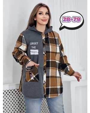 КОФТА В РАЗМЕР ТКАНЬ ДРАП И ФЛИС