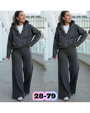 ЖЕНСКИЙ КОСТЮМ ТКАНЬ ДВУНИТКА НА ФЛИСЕ