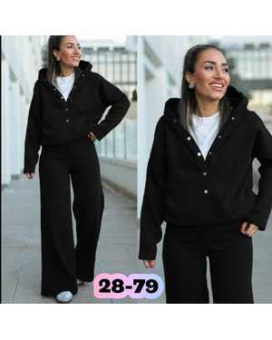 ЖЕНСКИЙ КОСТЮМ ТКАНЬ ДВУНИТКА НА ФЛИСЕ