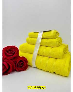 Комплект из четырех полотенец. Производитель узбекистан Размер: 70/130- 1 шт, 50/80 - 1 шт, 30/60 - 1 шт, 30/30 - 1 шт