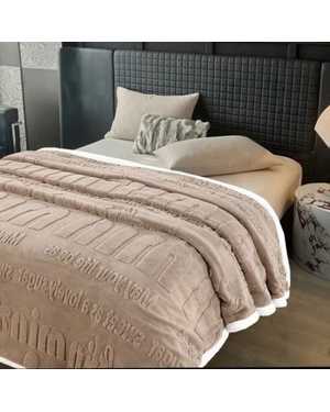 Двухслойный плед, плотный Размер 200/230 см(возможно замена на похожее)