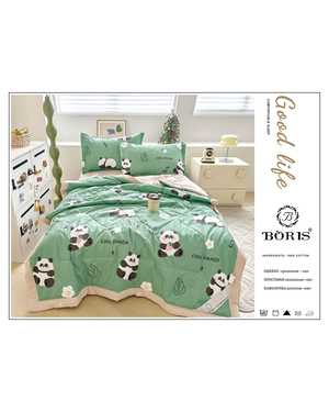 Комплект детского постельного белья с готовым одеялом Boris Ткань:сатин хлопок(возможно замена на похожее)