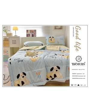 Комплект детского постельного белья с готовым одеялом Boris Ткань:сатин хлопок(возможно замена на похожее)