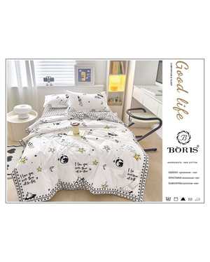 Комплект детского постельного белья с готовым одеялом Boris Ткань:сатин хлопок(возможно замена на похожее)