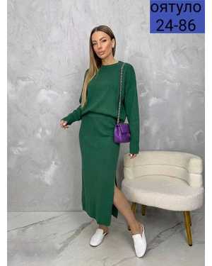 ЖЕНСКИЙ КОСТЮМ ТКАНЬ ВЯЗАНЫЙ