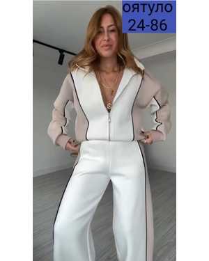 ЖЕНСКИЙ КОСТЮМ ДВОЙКА ТКАНЬ ФЛИС, С НАЧЁСОМ