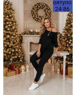 ЖЕНСКИЙ КОСТЮМ ДВОЙКА ТКАНЬ БЕНГАЛИН