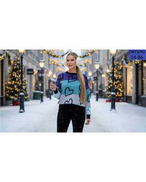 СВИТЕР ТКАНЬ КАШЕМИР