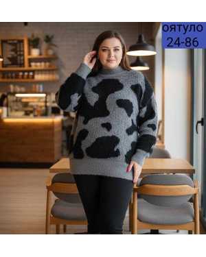 СВИТЕР ТКАНЬ МЯГКИЙ КАШЕМИР