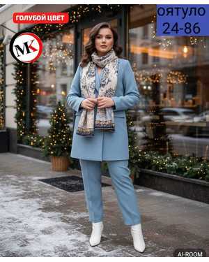 ЖЕНСКИЙ КОСТЮМ ДВОЙКА ТКАНЬ БАРБИ С ПОДКЛАДКОЙ