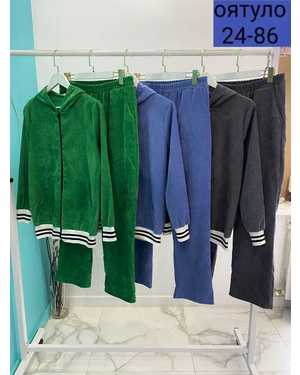 ЖЕНСКИЙ КОСТЮМ ДВОЙКА ТКАНЬ ВЕЛЮР