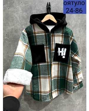 РУБАШКА ТКАНЬ КАШЕМИР С МЕХОМ