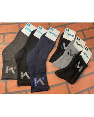 Носки мужские Состав: Хлопок 80% Полиамид 15% Спандекс 5% Размер:41-47 упаковка 10пар