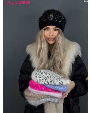 ШАПКА ОТ 8 ДО 81 ЛЕТ РАЗМЕР: ОТ 8 ЛЕТ ДО 81 ЛЕТ 80 % АНГОРА, 10 % АКРИЛ, 10 % ШЕРСТЬ