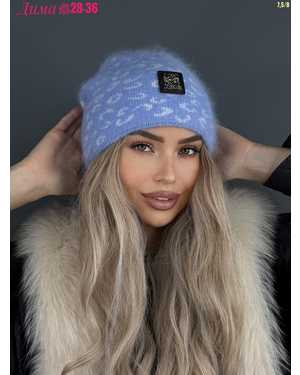 ШАПКА ОТ 8 ДО 81 ЛЕТ РАЗМЕР: ОТ 8 ЛЕТ ДО 81 ЛЕТ 80 % АНГОРА, 10 % АКРИЛ, 10 % ШЕРСТЬ