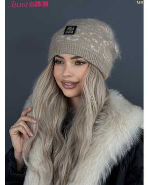 ШАПКА ОТ 8 ДО 81 ЛЕТ РАЗМЕР: ОТ 8 ЛЕТ ДО 81 ЛЕТ 80 % АНГОРА, 10 % АКРИЛ, 10 % ШЕРСТЬ