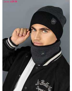 КОМПЛЕКТ ШАПКА ДВОЙНАЯ С ФЛИС И СНУД С ФЛИС ОТ 8 ЛЕТ ДО 81 ЛЕТ РАЗМЕР: ОТ 8 ЛЕТ ДО 81 ЛЕТ 70 % ШЕРСТЬ, 30 % АКРИЛ СЕЗОН ЗИМА