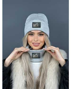 ШАПКА ДВОЙНАЯ + СНУД ОТ 8 ДО 108 ЛЕТ РАЗМЕР: ЕДИНЫЙ 70% ШЕРСТЬ, 30% АКРИЛ СЕЗОН ЗИМА