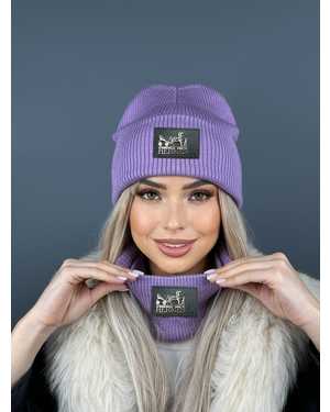 ШАПКА ДВОЙНАЯ + СНУД ОТ 8 ДО 108 ЛЕТ РАЗМЕР: ЕДИНЫЙ 70% ШЕРСТЬ, 30% АКРИЛ СЕЗОН ЗИМА