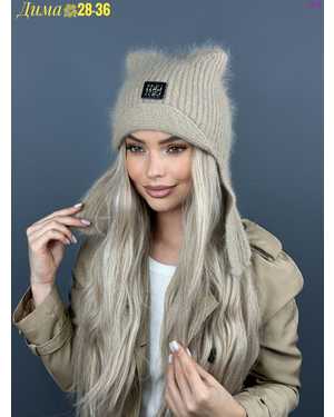 ШАПКА ОТ 8 ДО 109 ЛЕТ РАЗМЕР: ЕДИНЫЙ 80% АНГОРА, 5% АКРИЛ, 15% ШЕРСТЬ