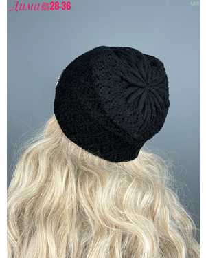 ШАПКА ВЗРОСЛЫЙ РАЗМЕР: ЕДИНЫЙ 20% ШЕРСТЬ, 80% ВИСКОЗА СЕЗОН ЗИМА