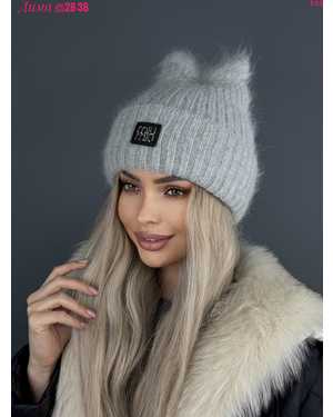 ШАПКА АНГОРА ДВОЙНОЙ ОТ 8 ДО 109 ЛЕТ РАЗМЕР: ЕДИНЫЙ 70% АНГОРА, 10% АКРИЛ, 12% ШЕРСТЬ, 8% ПУХ НОРКИ