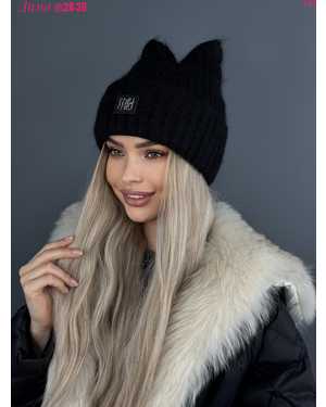 ШАПКА АНГОРА ДВОЙНОЙ ОТ 8 ДО 109 ЛЕТ РАЗМЕР: ЕДИНЫЙ 70% АНГОРА, 10% АКРИЛ, 12% ШЕРСТЬ, 8% ПУХ НОРКИ