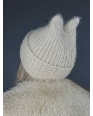 ШАПКА АНГОРА ДВОЙНОЙ ОТ 8 ДО 109 ЛЕТ РАЗМЕР: ЕДИНЫЙ 70% АНГОРА, 10% АКРИЛ, 12% ШЕРСТЬ, 8% ПУХ НОРКИ