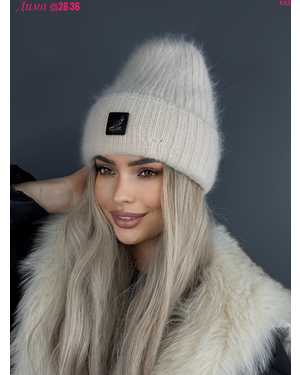 ШАПКА АНГОРА ДВОЙНОЙ ОТ 8 ДО 109 ЛЕТ РАЗМЕР: ЕДИНЫЙ 70% АНГОРА, 15% АКРИЛ, 15% ШЕРСТЬ