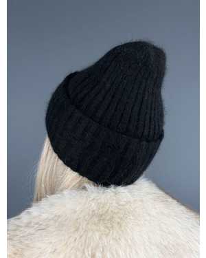 ШАПКА АНГОРА ДВОЙНОЙ ОТ 8 ДО 109 ЛЕТ РАЗМЕР: ЕДИНЫЙ 70% АНГОРА, 15% АКРИЛ, 15% ШЕРСТЬ