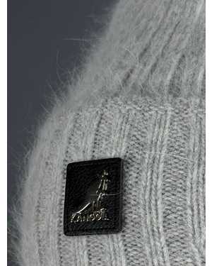 ШАПКА АНГОРА ДВОЙНОЙ ОТ 8 ДО 109 ЛЕТ РАЗМЕР: ЕДИНЫЙ 70% АНГОРА, 15% АКРИЛ, 15% ШЕРСТЬ