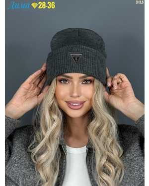 ШАПКА РАЗМЕР: ЕДИНЫЙ 70% ШЕРСТЬ, 30% АКРИЛ