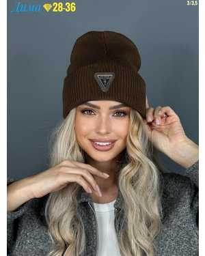 ШАПКА РАЗМЕР: ЕДИНЫЙ 70% ШЕРСТЬ, 30% АКРИЛ