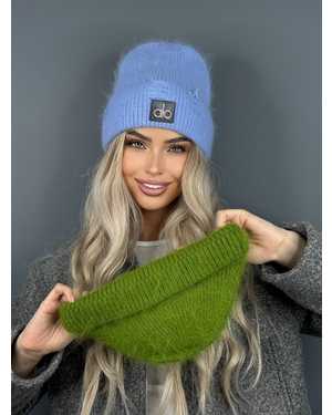 ШАПКА АНГОРА БЕЗ ФЛИС ОТ 8 ДО 108 ЛЕТ РАЗМЕР: ЕДИНЫЙ 80 % АНГОРА, 10 % АКРИЛ, 10 % ШЕРСТЬ