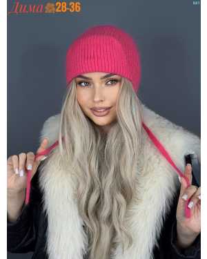 ШАПКА ОТ 8 ДО 109 ЛЕТ РАЗМЕР: ЕДИНЫЙ 80 % АНГОРА, 5 % АКРИЛ, 15 % ШЕРСТЬ