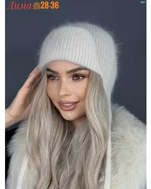 ШАПКА ОТ 8 ДО 109 ЛЕТ РАЗМЕР: ЕДИНЫЙ 80 % АНГОРА, 5 % АКРИЛ, 15 % ШЕРСТЬ