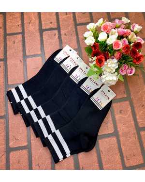 Женские Носки Состав: Хлопок 85% Эластан 10% Полиамид 5% Размер:37-41 УПАКОВКА 10ПАР