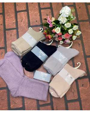 Женские Носки Состав: Шерсть Ламы 85% Полиамид 8% Лайкра 2% Размер:37-41 УПАКОВКА 10ПАР