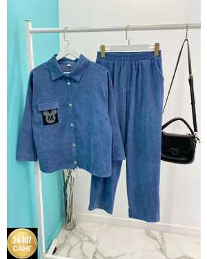 ЖЕНСКИЙ КОСТЮМ ТКАНЬ МИКРО ВЕЛЬВЕТ